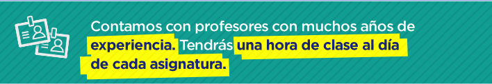 Las ventajas de realizar un curso intensivo para prepararte la Selectividad 1 Contamos con profesores con mucho años de experiencia.