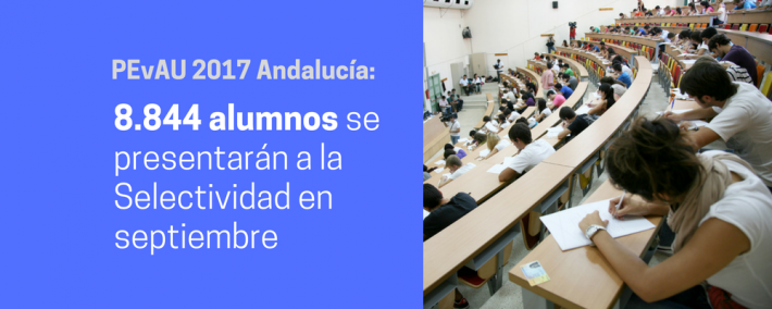 Casi 9.000 alumnos se presentan a la convocatoria de Selectividad de septiembre en Andalucía Casi 9.000 alumnos se presentan a la convocatoria de Selectividad de septiembre en Andalucía - Academia Claustro