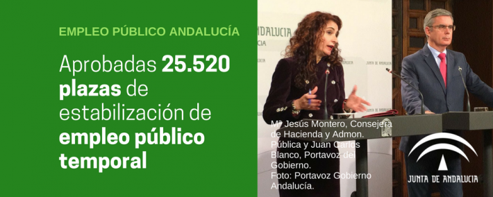 Aprobada convocatoria de 25.520 plazas de estabilización de empleo público temporal en Andalucía Aprobada convocatoria de 25.520 plazas de estabilización de empleo público temporal - Andalucía - Academia CLAUSTRO