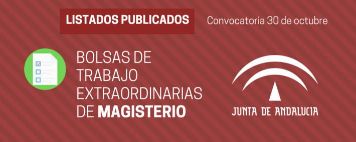 Listado de admitidos en las bolsas de trabajo extraordinarias del Cuerpo de Maestros (convocatoria 30 octubre 2017) Listado de admitidos en las bolsas de trabajo extraordinarias del Cuerpo de Maestros (convocatoria 30 octubre 2017) - Academia CLAUSTRO