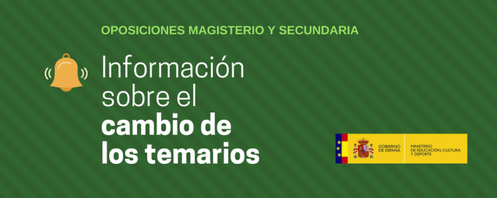 ¿Quieres saber cuando cambiarán los temarios de las oposiciones docentes? ¿Quieres saber cuando cambiarán los temarios de las oposiciones docentes? - Academia CLAUSTRO