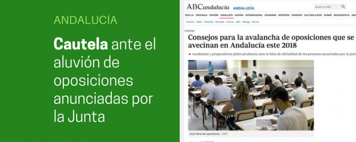 Academias piden prudencia ante la avalancha de oposiciones anunciadas por la Junta de Andalucía Academias piden prudencia ante la avalancha de oposiciones anunciadas por la Junta de Andalucía - Academia CLAUSTRO