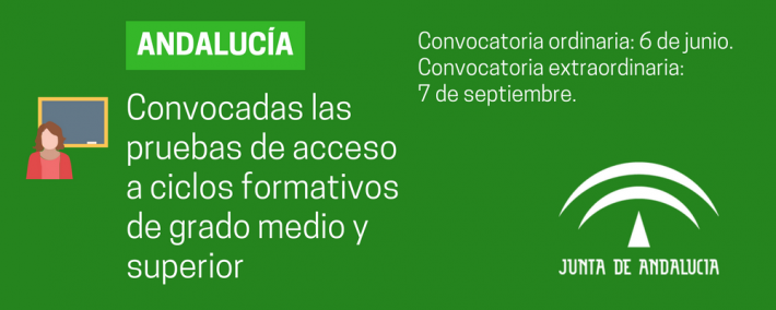 Toda la información sobre las pruebas de acceso a los ciclos formativos de grado medio y superior en Andalucía 2018 Toda la información sobre las pruebas de acceso a los ciclos formativos de grado medio y superior en Andalucía 2018 - Academia CLAUSTRO