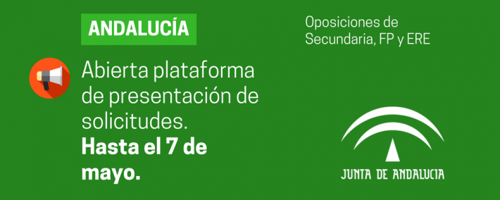 Abierta la plataforma para la presentación de solicitudes a la convocatoria de Secundaria, FP, EOI y Artes Plásticas y Diseño (Andalucía) Abierta la plataforma para la presentación de solicitudes a la convocatoria de Secundaria, FP, EOI y Artes Plásticas y Diseño (Andalucía) - Academia CLAUSTRO