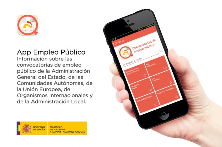 Nueva app gratuita para consultar las convocatorias de empleo público El empleo público en tu móvil