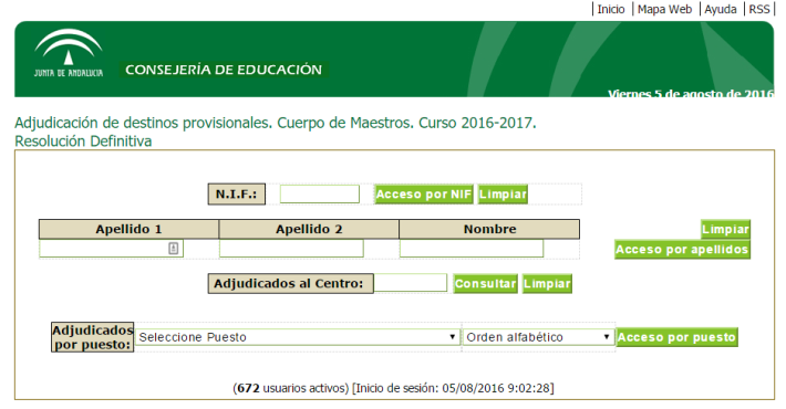 Publicada la adjudicación definitiva del cuerpo de maestros 2016-2017 img-a1