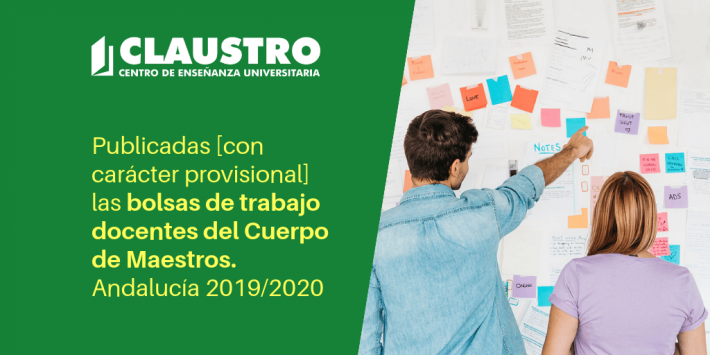 🔥 Información sobre las bolsas de trabajo de Maestros en Andalucía. Curso 2019-2020 Información sobre las bolsas de trabajo de Maestros en Andalucía. Curso 2019-2020 - Academia CLAUSTRO Sevilla