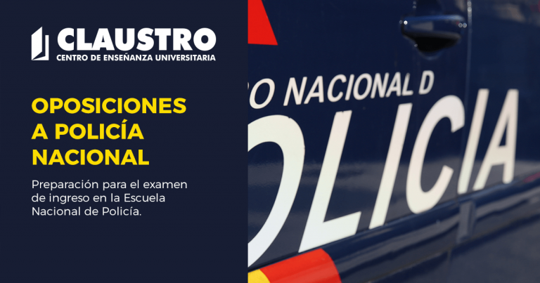 Preparación para el examen de ingreso en la Escuela Nacional de Policía - Academia CLAUSTRO en Sevilla