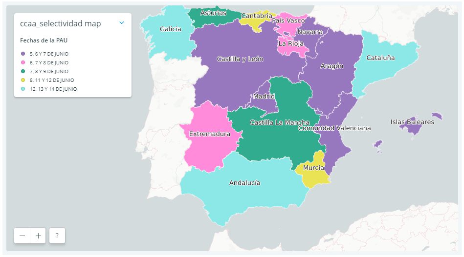 Selectividad - PAU 2018: fechas de los exámenes EBAU por Comunidades Autónomas