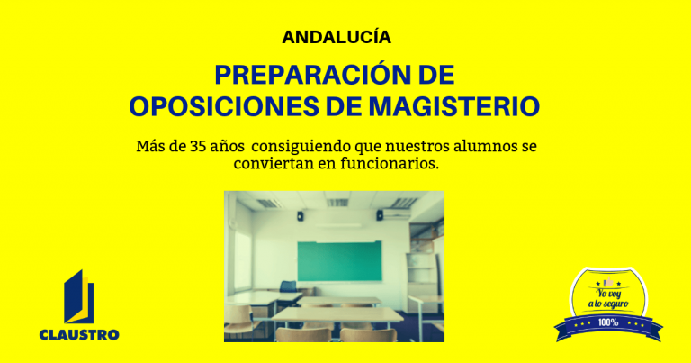 Oposiciones de Magisterio Andalucía - Academia CLAUSTRO en Sevilla