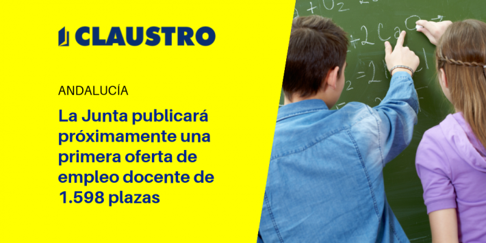 Anunciada próxima oferta de empleo docente de 1.598 plazas de Secundaria en Andalucía Anunciada oferta de empleo docente de 1.598 plazas de Secundaria en Andalucía - Academia CLAUSTRO