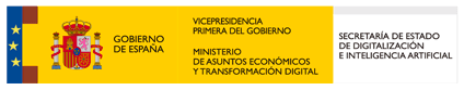 Logotipo del Gobierno de España - Ministerio de Asuntos Económicos y Transformación Digital - Secretaría de Estado de Digitalización e Inteligencia Artificial